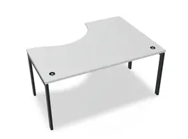 Ogi U bureau d'angle en plusieurs coloris