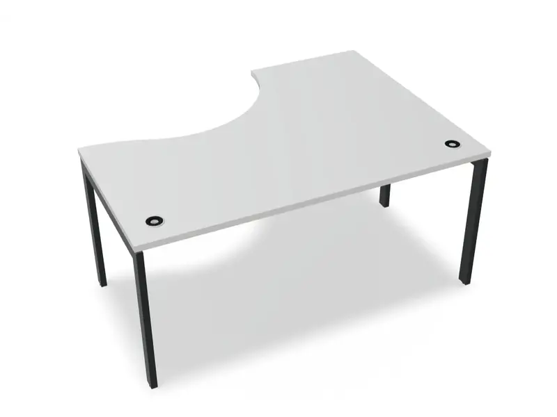 Ogi U bureau d'angle en plusieurs coloris