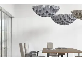 Artwork Clouds akoestische scheidingswand  100% gerecycleerd