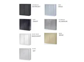 Generic hoge metalen kast met rolluik