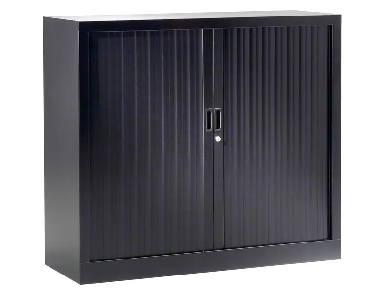 Generic lage metalen kast met rolluik