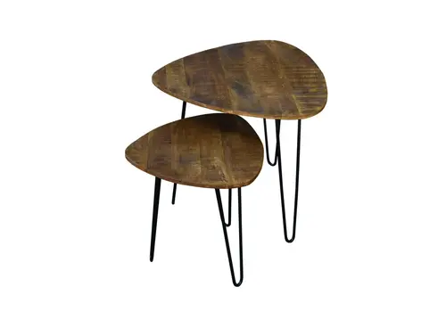 Triangle table basse industrielle