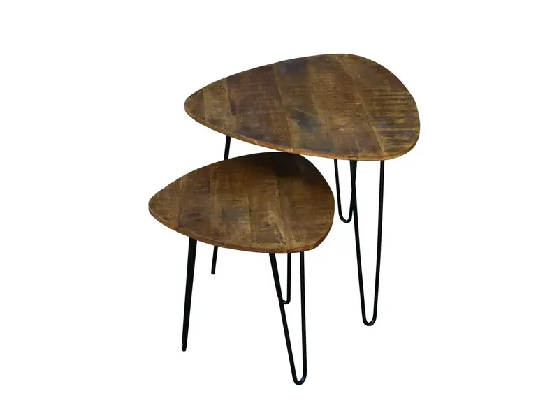 Triangle table basse industrielle