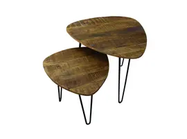 Triangle table basse industrielle