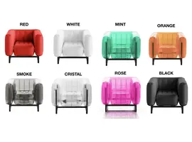 Mojow Yoko pouf Alu Yoko pouf Alu