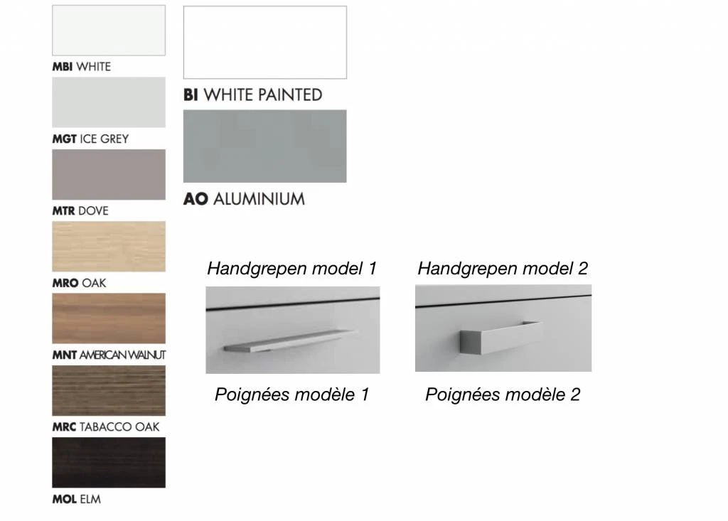 Frezza Passepartout lage opbergkast