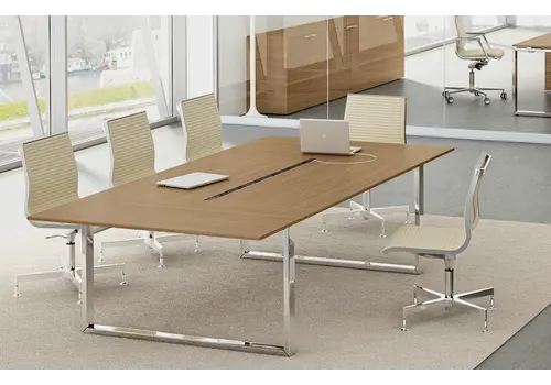 Loopy table de réunion en placage