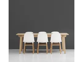 Form armchair walnoot