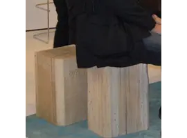 Block zitkruk/bijzettafel