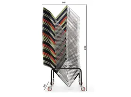 Scoop chaise avec tablette écritoire