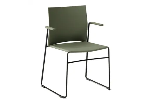 Scoop chaise avec accoudoirs
