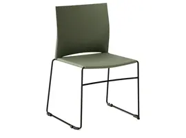 Scoop chaise empilable