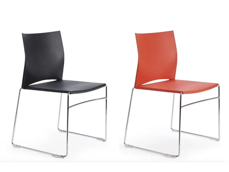 Scoop chaise empilable