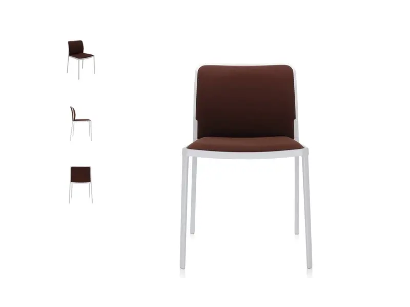 Kartell  Audrey Soft siège avec ou sans accoudoirs Audrey Soft siège avec ou sans accoudoirs