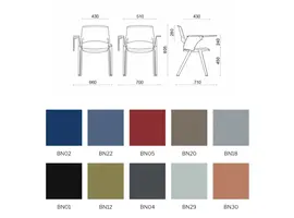 Green'S conferentiestoel met tafel
