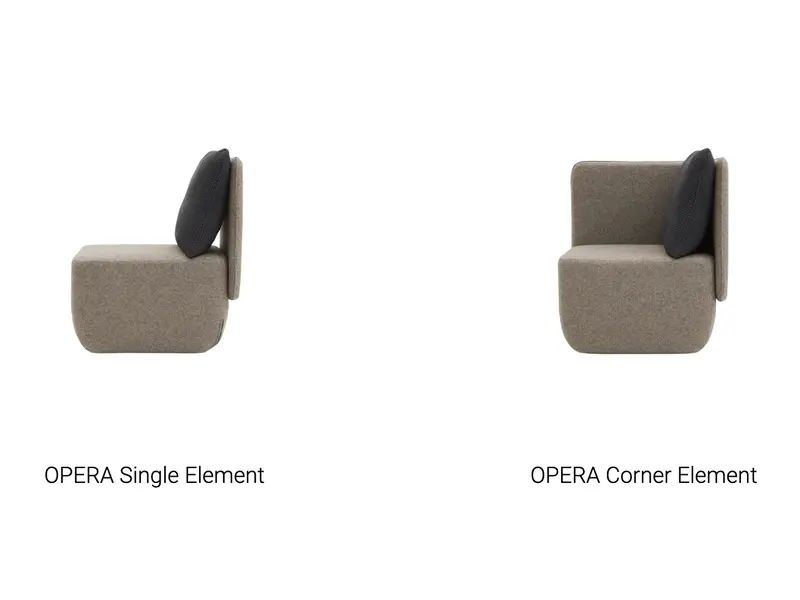 Opera chair modulaire zetel