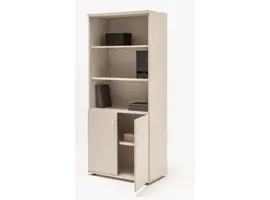 Basic archiefkast met deuren en open vak