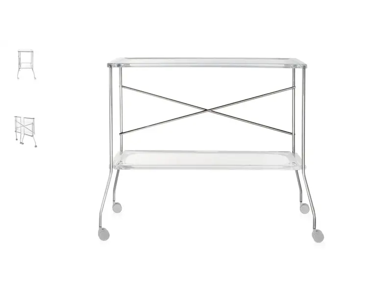 Flip chariot pliant