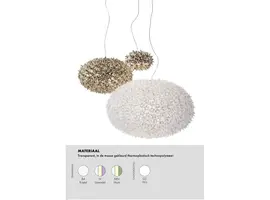Kartell Lightning Bloom suspension Bloom suspension
