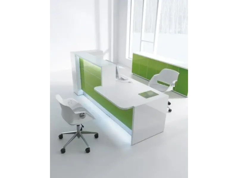 Valde réception en courbe