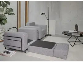 Silver fauteuil - slaapbank