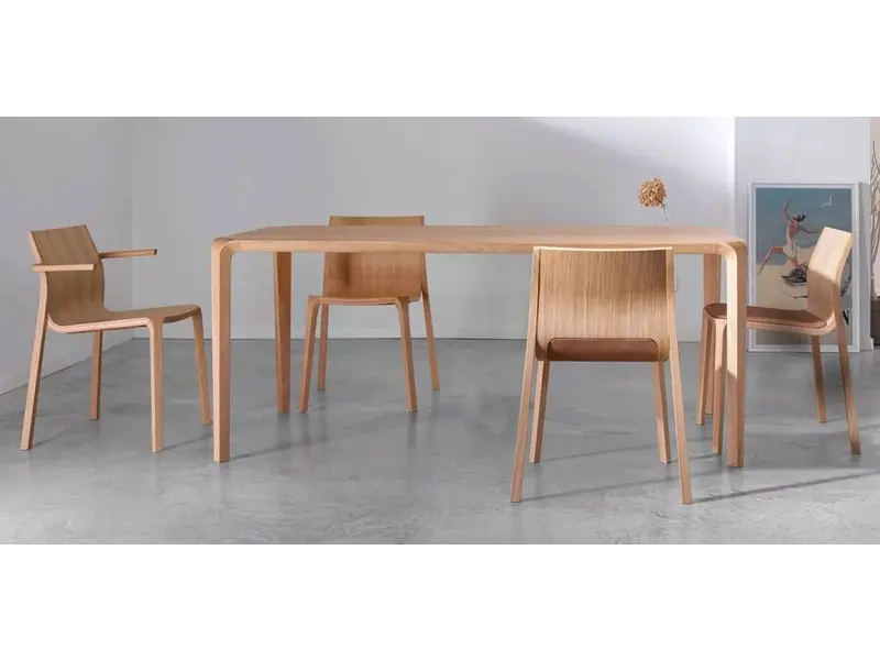 Ondarreta Silu table en bois chêne coloré Silu table en bois chêne coloré