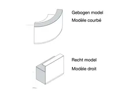 Twist ontvangstbalie rond