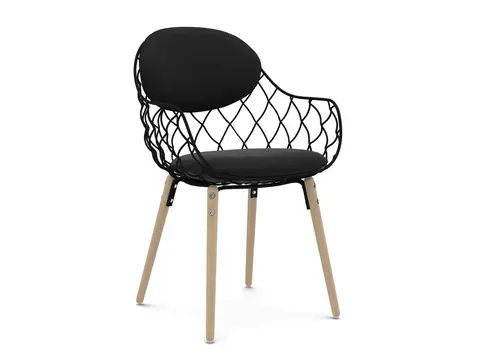 Pina chair stoel stof of leder