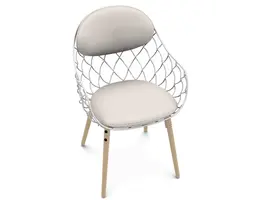 Pina chaise en tissu ou cuir