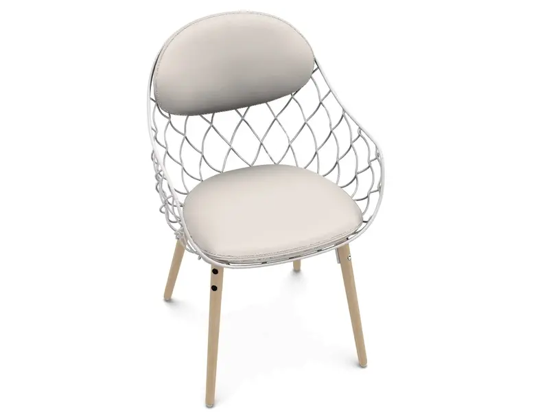 Pina chaise en tissu ou cuir