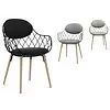 Magis Pina chair stoel stof of leder Magis Pina chair stoel stof of leder