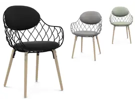 Pina chaise en tissu ou cuir
