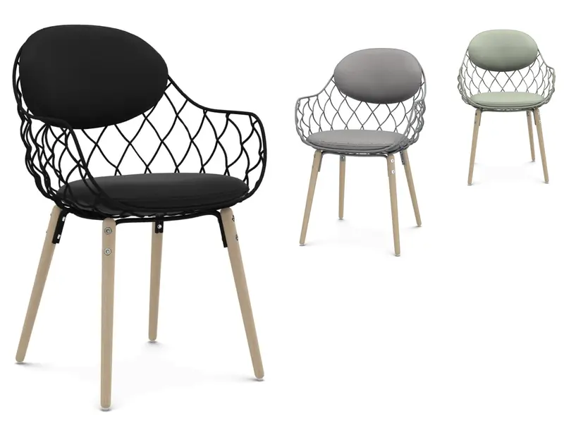 Pina chaise en tissu ou cuir