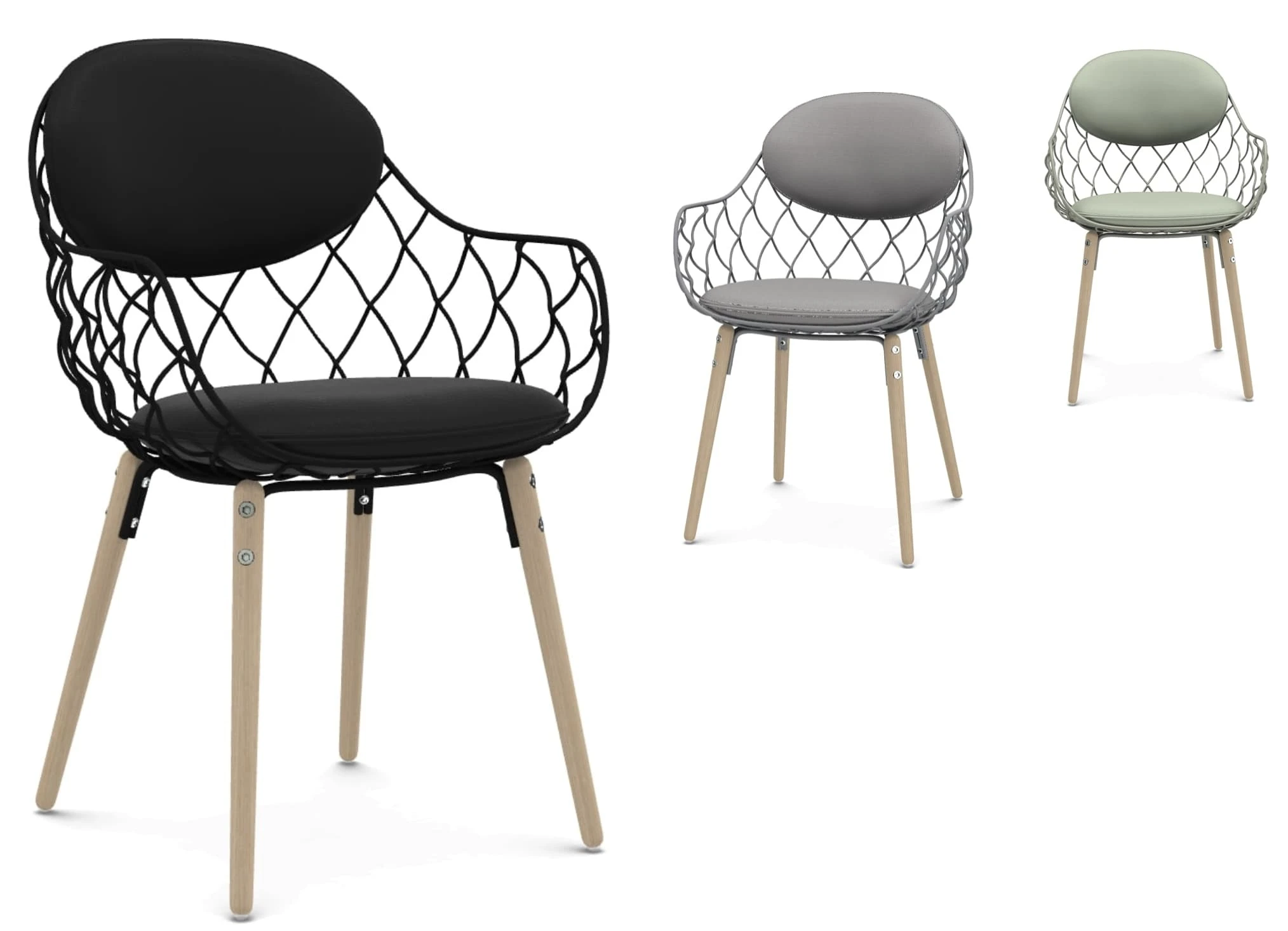 Magis Pina chaise en tissu ou cuir