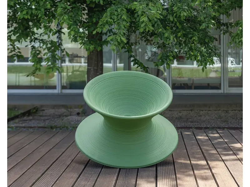Spun kruk roterend