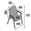 BNO Prisa chaise empilable BNO Prisa chaise empilable