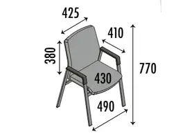 Prisa chaise empilable
