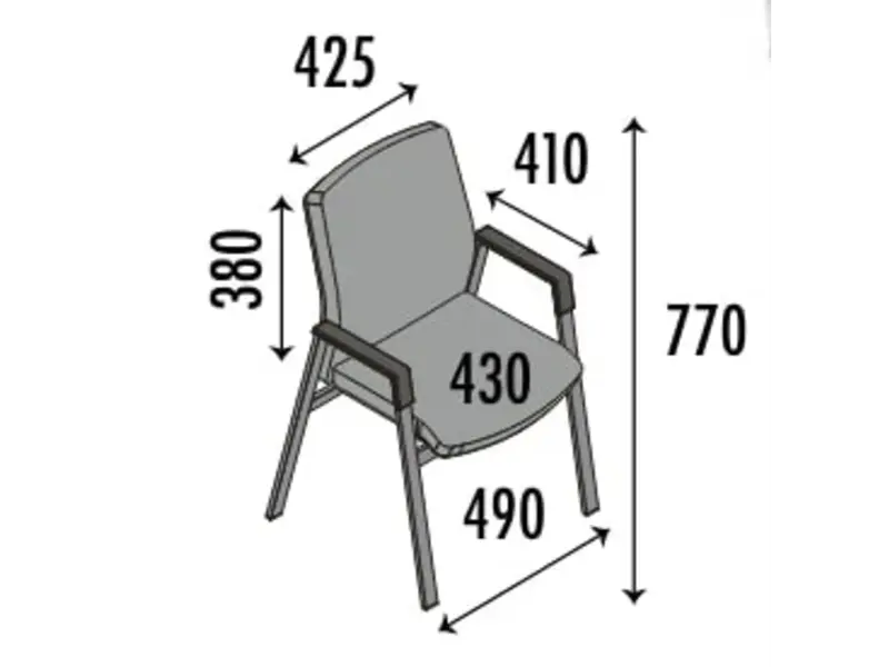 Prisa chaise empilable