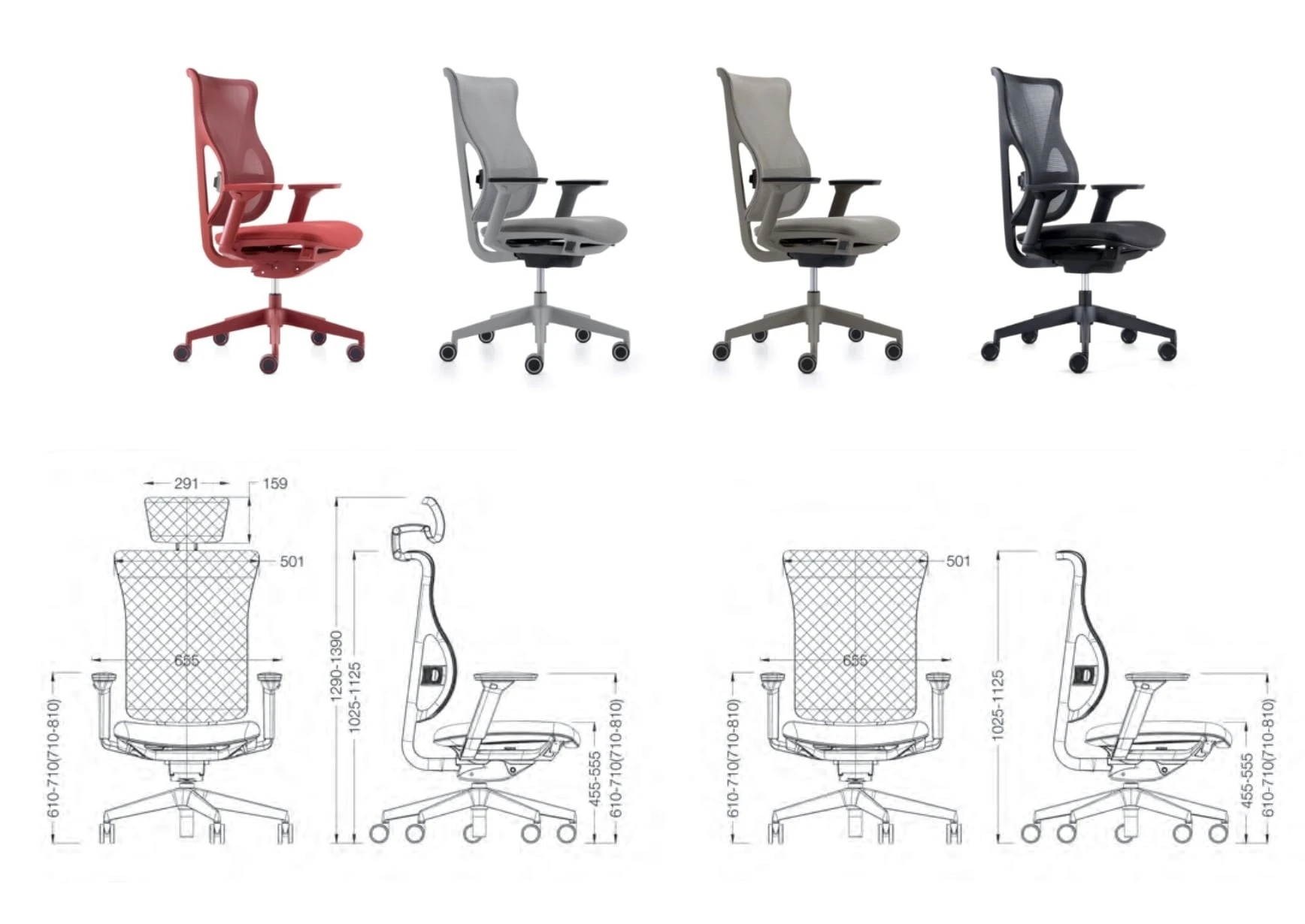 BNO Ergo PRO ergonomische bureaustoel