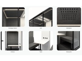 Box4 Acoustic booths - 4 personnes