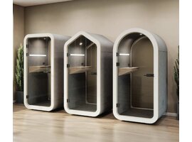 Organic geluidsdichte telefooncel voor 1 persoon