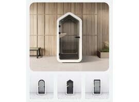 Organic geluidsdichte telefooncel voor 1 persoon