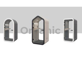 Organic geluidsdichte telefooncel voor 1 persoon