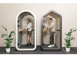 Organic geluidsdichte telefooncel voor 1 persoon
