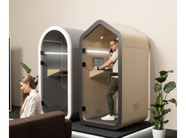 Organic geluidsdichte telefooncel voor 1 persoon