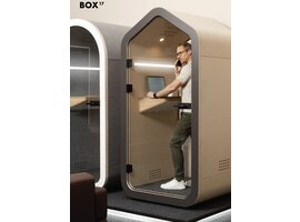 Organic geluidsdichte telefooncel voor 1 persoon
