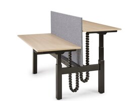 BNO S-Line Bench Duo – Elektrisch Verstelbare Zit-Statafel voor 2 Personen S-Line Bench Duo – Elektrisch Verstelbare Zit-Statafel voor 2 Personen