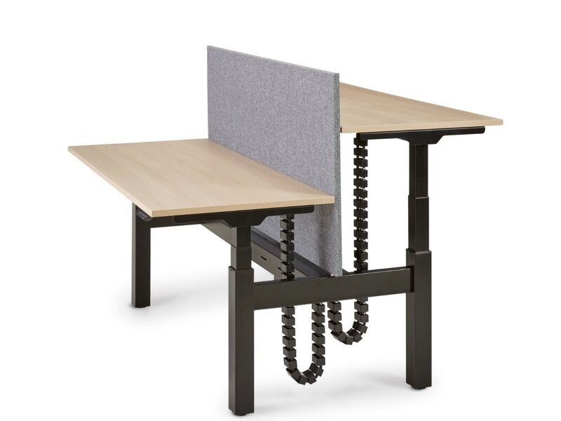 BNO S-Line Bench Duo – Elektrisch Verstelbare Zit-Statafel voor 2 Personen S-Line Bench Duo – Elektrisch Verstelbare Zit-Statafel voor 2 Personen