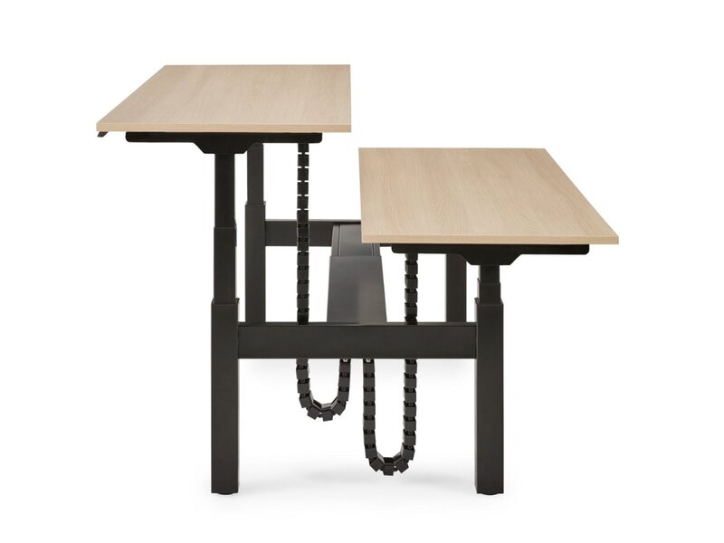 BNO S-Line Bench Duo – Elektrisch Verstelbare Zit-Statafel voor 2 Personen S-Line Bench Duo – Elektrisch Verstelbare Zit-Statafel voor 2 Personen