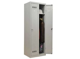 Metalen lockerkast 2 deuren - Propere industrie - H.180 x L.60 cm